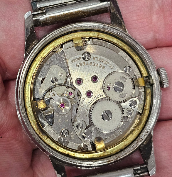 PROJECT TO FIX LE GANT MENS SS ROUND MANUAL BOY SIZE WATCH EU SHIP BVT9498