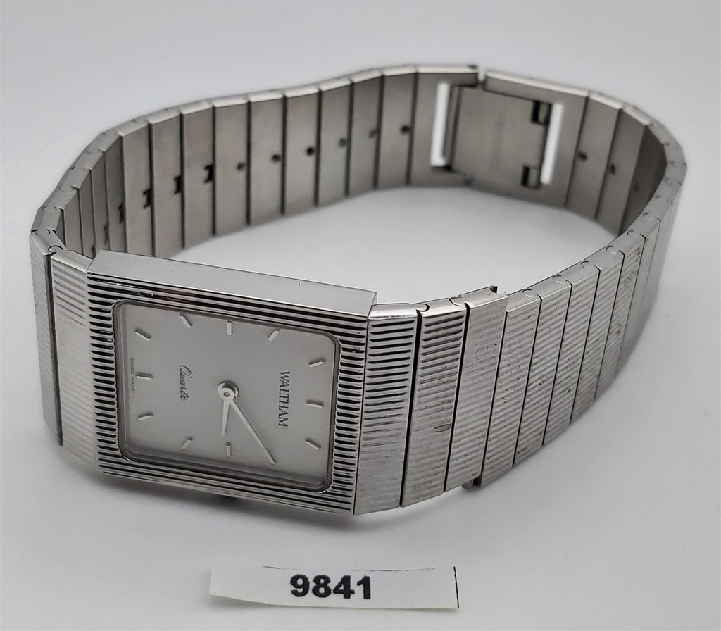 PROJECT FIX WALTHAM TEXTURED CASE LADIES QUARTZ DRESS WATCH 9841