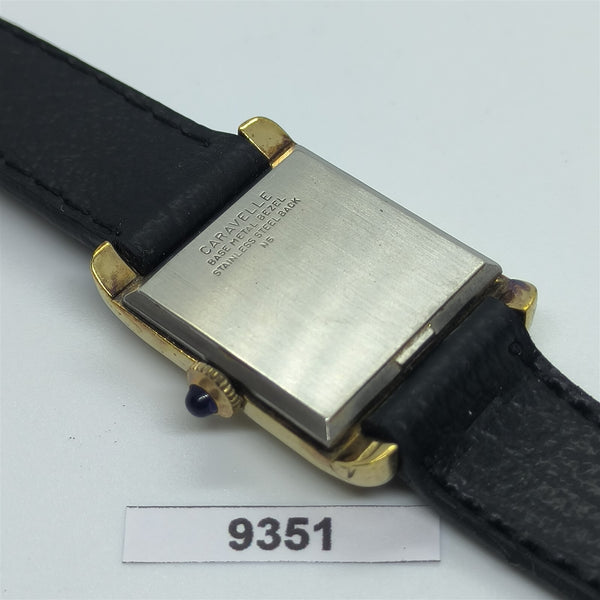 PROJECT TO FIX BULOVA CARAVELLE ROMAN DIAL LADIES GOLD DRESS WATCH 9351