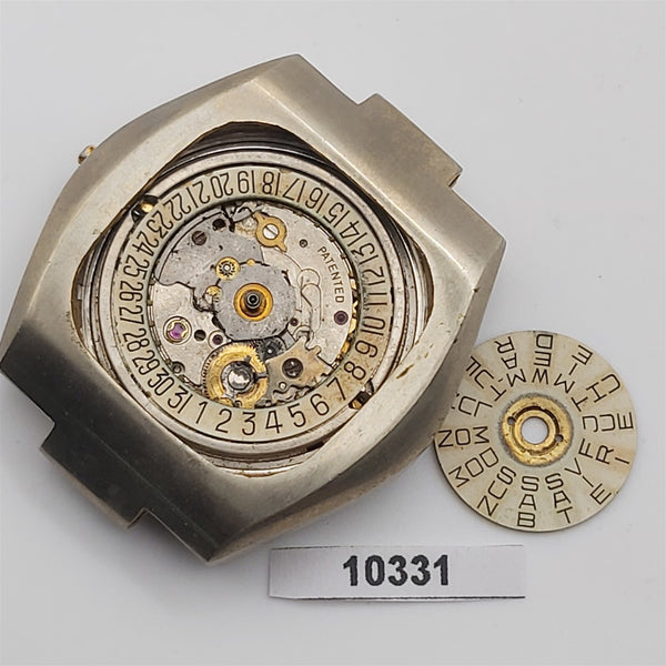 PROJECT TO FIX RADO SAPPHIRE GAZELLE SS DAY DATE EU SHIP MENS WATCH 10331