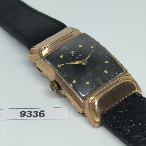 PROJECT TO FIX BULOVA ARABIC DIAL GOLD PLATE MIDSIZE 17j MANUAL WIND WATCH 9336