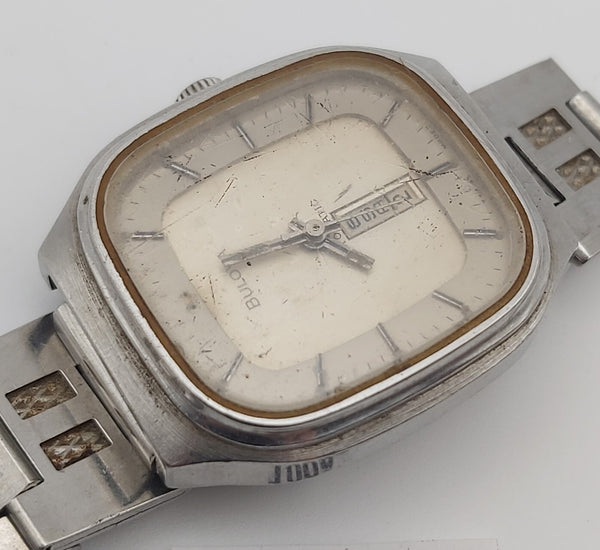 PROJECT TO FIX BULOVA LADIES AUTOMATIC STEEL DAY DATE WATCH EU SHIP 10099