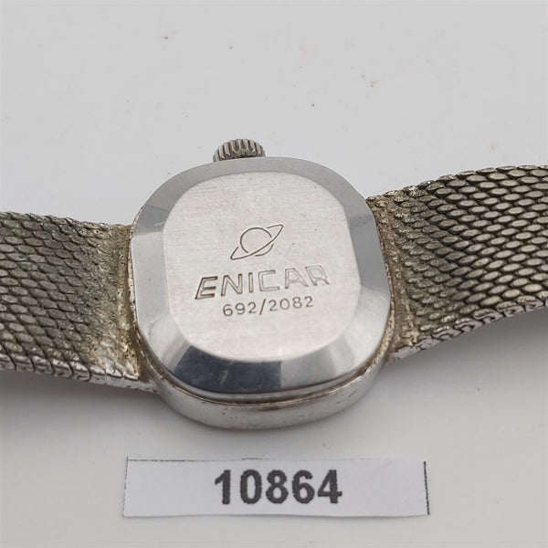 PROJECT TO FIX ENICAR STEEL MESH BAND LADIES EU SHIP MANUAL WIND WATCH 10864