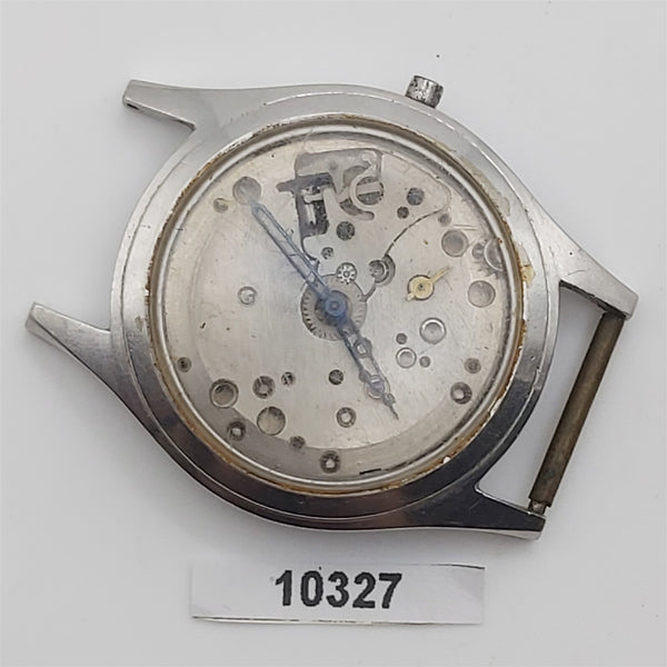 PROJECT TO FIX LORD ELGIN ROUND SS MIDSIZE MANUAL WIND WATCH 10327