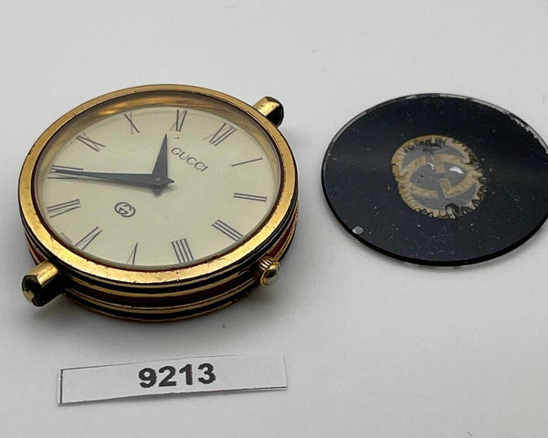 PROJECT TO FIX GUCCI LADIES GOLD ROMAN TRI COLOR GOLD WATCH EU SHIP WATCH 9213