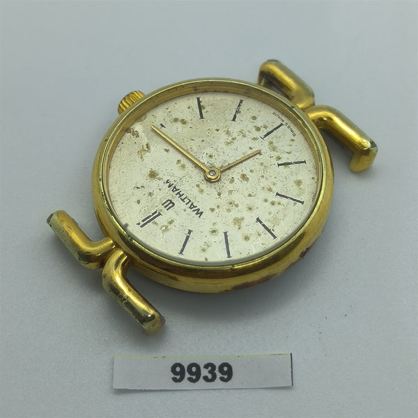 PROJECT FIX ART DECO WALTHAM MANUAL WIND COCKTAIL UNISEX GOLD WATCH 9939
