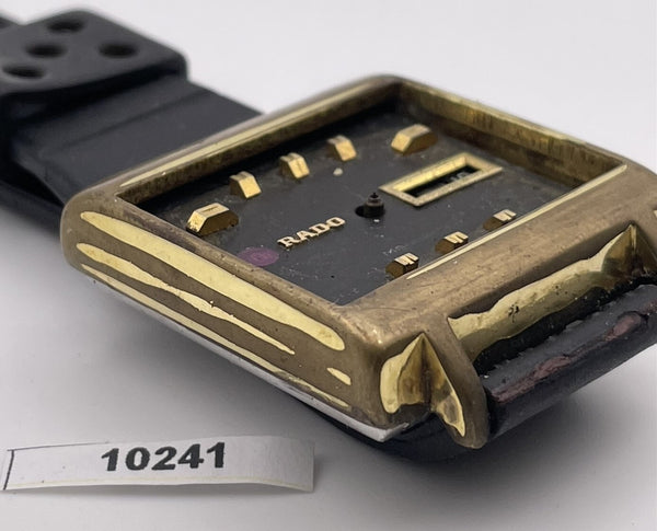 PROJECT TO FIX RADO MANHATTAN GOLD CUSHION LUGS DAY DATE MENS WATCH 10241