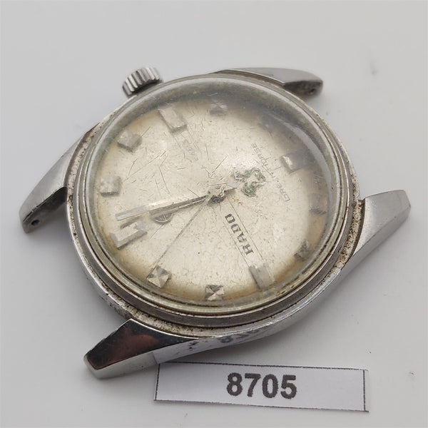 PROJECT TO FIX RADO GREEN HORSE MANUAL WIND ROUND DATE EU SHIP MENS WATCH 8705