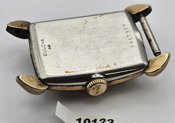 PROJECT TO FIX BULOVA ARABIC DIAL GOLD PLATE MIDSIZE MANUAL WIND WATCH 10122