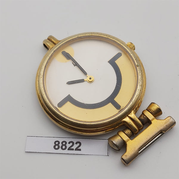 PROJECT TO FIX BULOVA GOLD PLATE QUARTZ MENS DRESS WATCH 8822