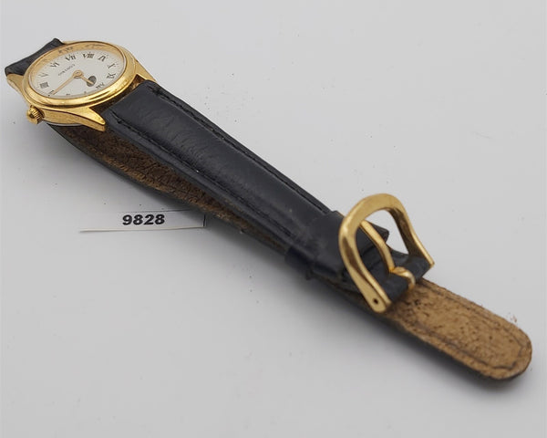 PROJECT TO FIX CONYBIO LADIES GOLD PLATE ROMAN DIAL QUARTZ WATCH 9828