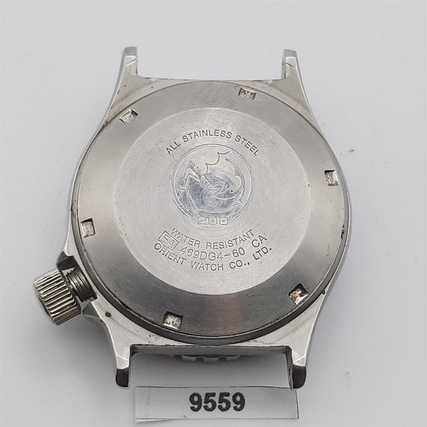 PROJECT TO FIX ORIENT DIVER DAY DATE AUTO MIDSIZE 469DG460 CA EU SHIP WATCH 9559