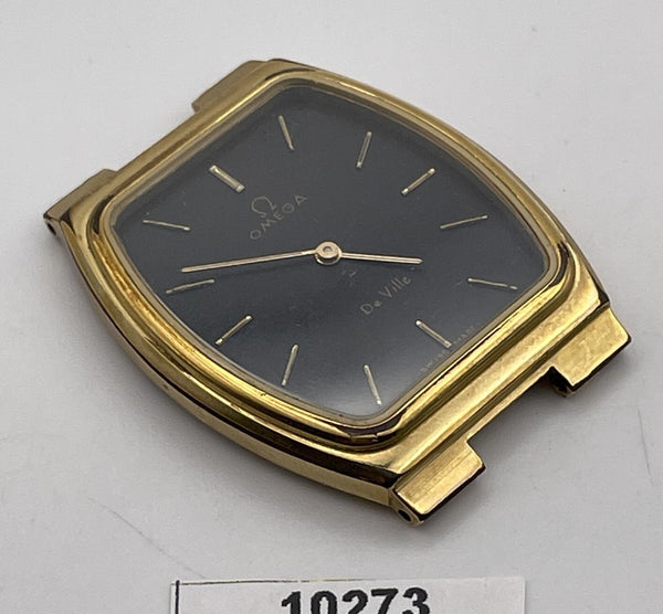 PROJECT TO FIX OMEGA DE VILLE GOLD PLATE TONNEAU MENS QUARTZ WATCH BVT010273