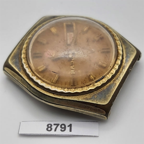 PROJECT TO FIX RADO GOLDEN SABRE GOLD DAY DATE EU SHIP MENS WATCH 8791