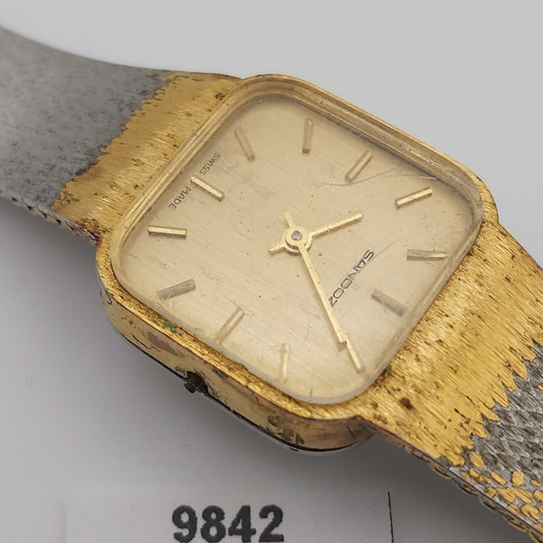 PROJECT TO FIX SANDOZ CUSHION MANUAL WIND LADIES WATCH EU SHIP 9842