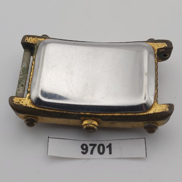 PROJECT TO FIX FOSSIL GOLD PLATE ARABIC TONNEAU WATCH 9701