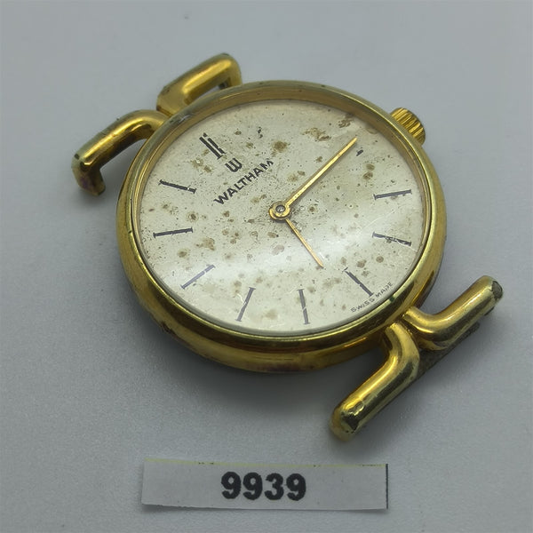 PROJECT FIX ART DECO WALTHAM MANUAL WIND COCKTAIL UNISEX GOLD WATCH 9939