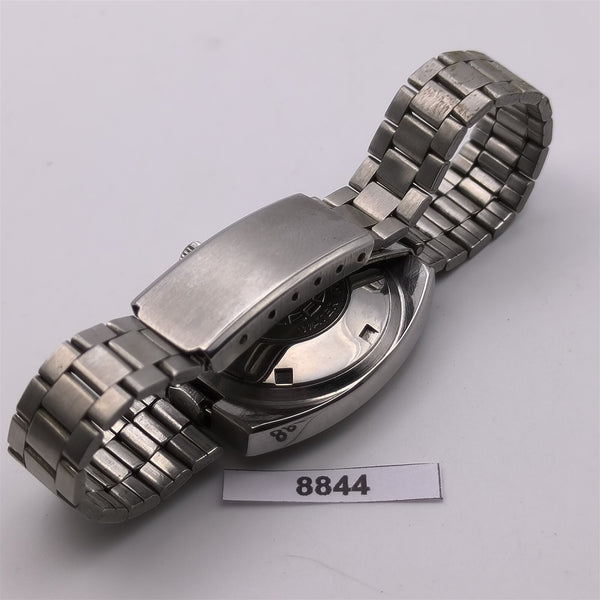 PROJECT TO FIX BULOVA LADIES BLACK DIAL AUTOMATIC STEEL DATE WATCH EU SHIP 8844