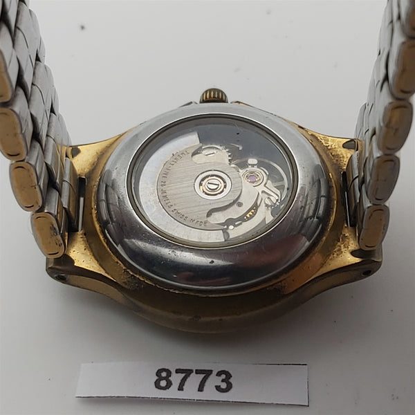 PROJECT TO FIX SWISS MILITARY AUTO GOLD SS LADIES DATE WATCH EU SHIP 8773