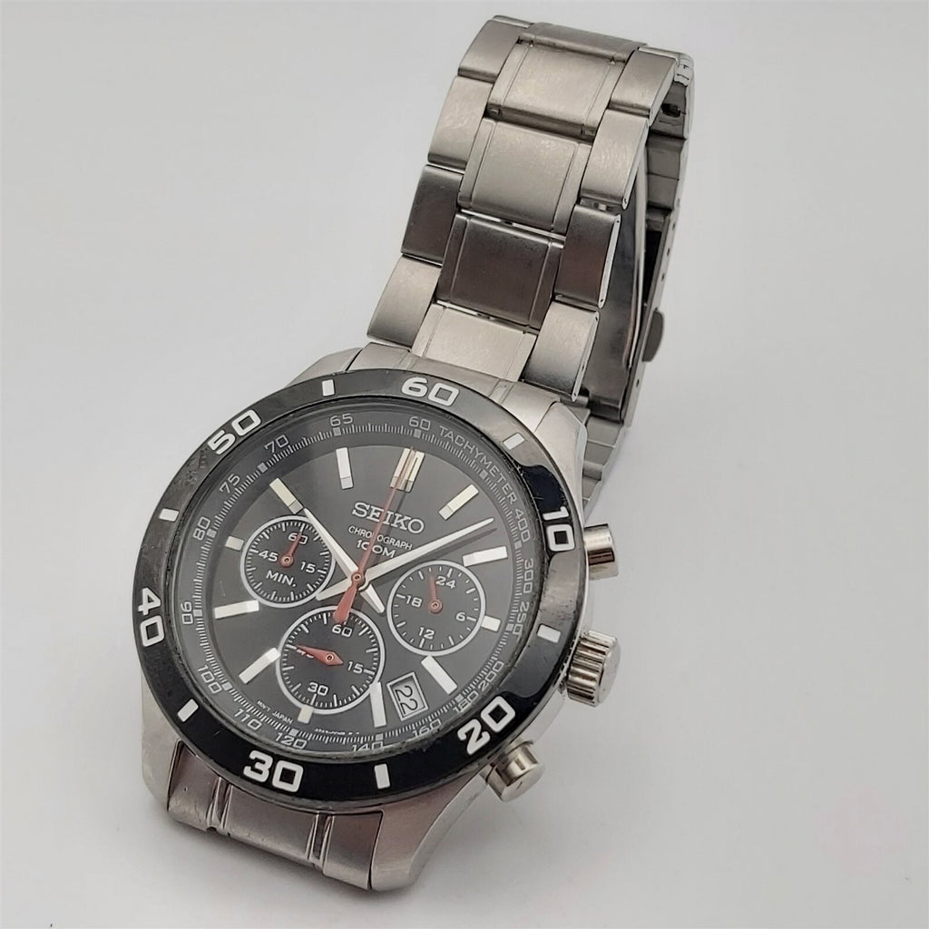 PROJECT TO FIX SEIKO LARGE 6T63 00E0 MENS QUARTZ DATE 310389 EU SHIP SS WATCH