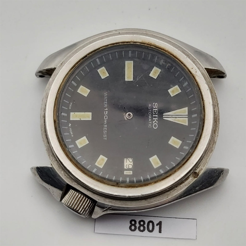 PROJECT TO FIX SEIKO 7002 7000 SS HEAD DAY DATE AUTO 553280 WATCH EU SHIP
