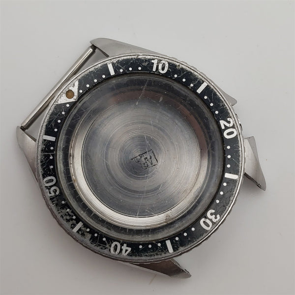USED RARE VINTAGE SOLVIL TITUS DIVER GLASS CASE BEZEL WATCH KIT BVT06669