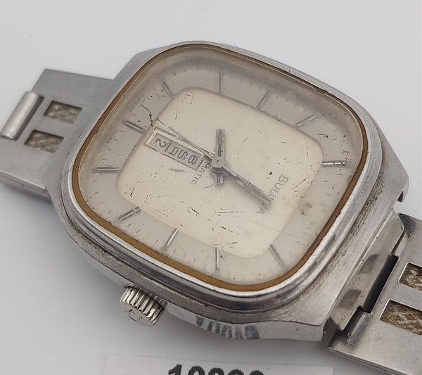PROJECT TO FIX BULOVA LADIES AUTOMATIC STEEL DAY DATE WATCH EU SHIP 10099