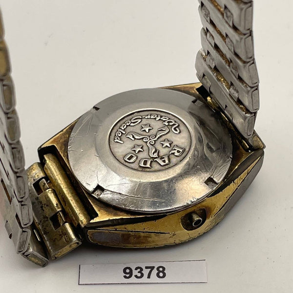 PROJECT TO FIX RADO STAG GOLD AUTOMATIC BOTTOM DAY DATE EU SHIP MENS WATCH 9378