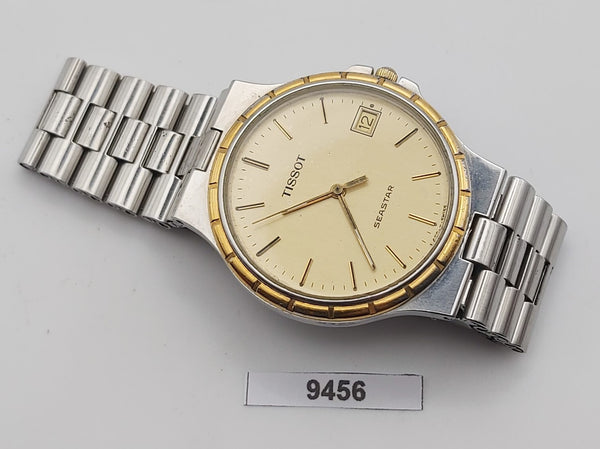PROJECT TO FIX TISSOT PR 50 GOLD DIAL MENS QUARTZ WATCH EU SHIP 9456
