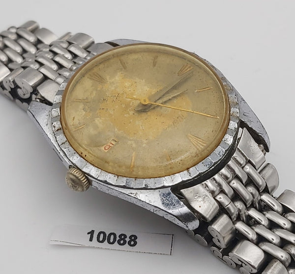 PROJECT TO FIX TUGARIS COIN RIMMED ROUND AUTOMATIC EU SHIP MENS WATCH 10088