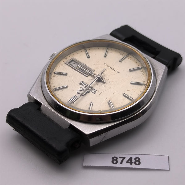 PROJECT TO FIX SOLVIL TITUS CUSHION MENS DAY DATE AUTO WIND SS WATCH 8748