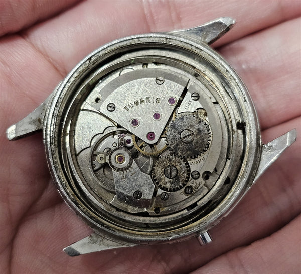 PROJECT TO FIX TUGARIS MANUAL WIND ROUND EU SHIP MENS WATCH 10159
