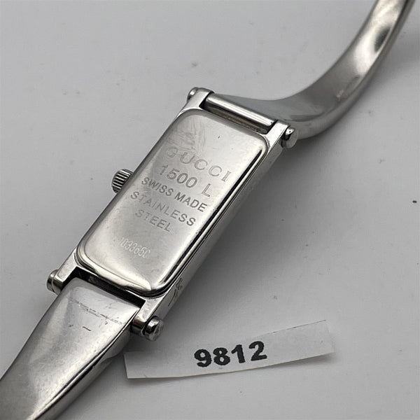 PROJECT TO FIX GUCCI LADIES BANGLE SS 1500 WATCH EU SHIP WATCH 9812