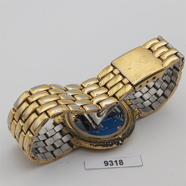 PROJECT TO FIX SANDOZ ROUND SHAPED QUARTZ EU SHIP MENS WATCH 9318