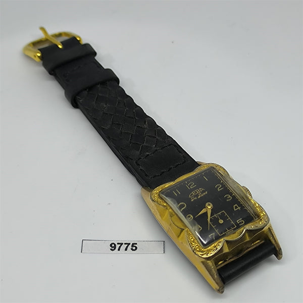 PROJECT TO FIX CEBA ARABIC DIAL GOLD PLATE MIDSIZE MANUAL WIND WATCH 9775
