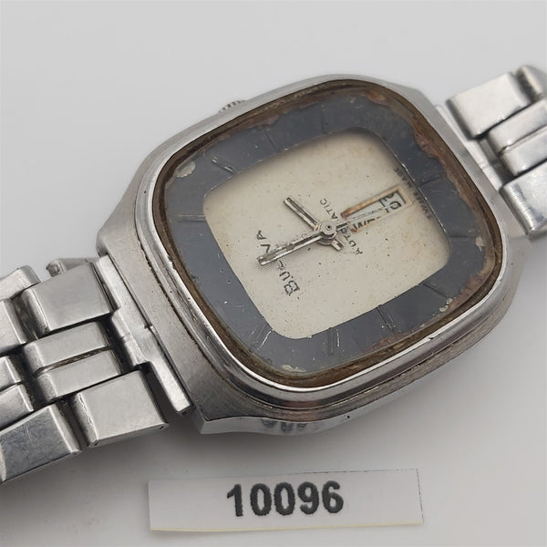 PROJECT TO FIX BULOVA LADIES AUTOMATIC STEEL DATE WATCH EU SHIP 10096
