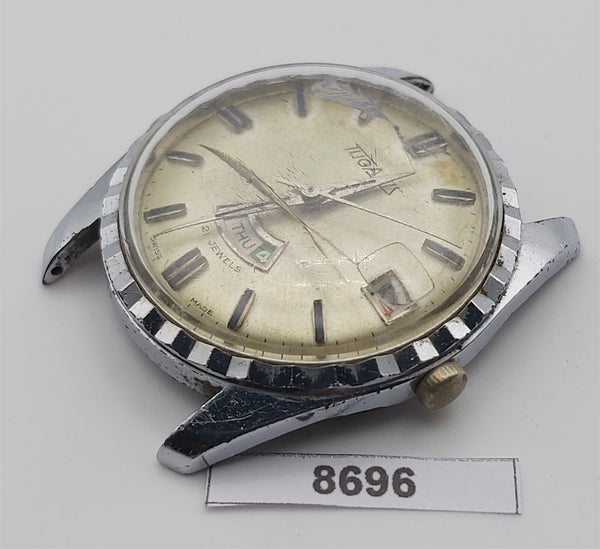PROJECT TO FIX TUGARIS MANUAL WIND ROUND EU SHIP MENS WATCH 8696