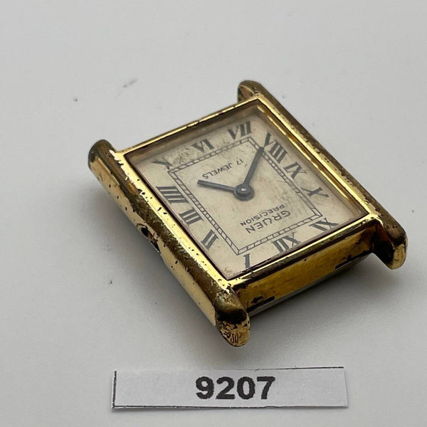 PROJECT TO FIX GRUEN ROMAN DIAL LADIES MANUAL WIND GOLD WATCH BVT09207