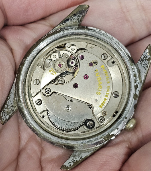 PROJECT TO FIX TUGARIS MANUAL WIND ROUND EU SHIP MENS WATCH 8696