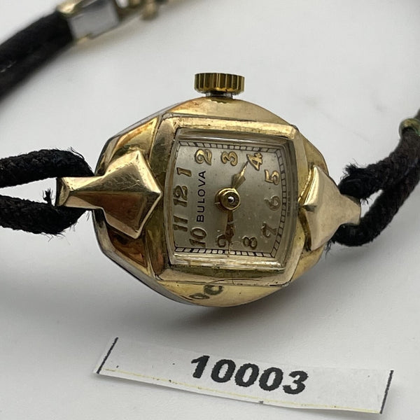 PROJECT TO FIX BULOVA LADIES ARABIC COCKTAIL PETITE MANUAL GF WATCH EU SHIP 1003