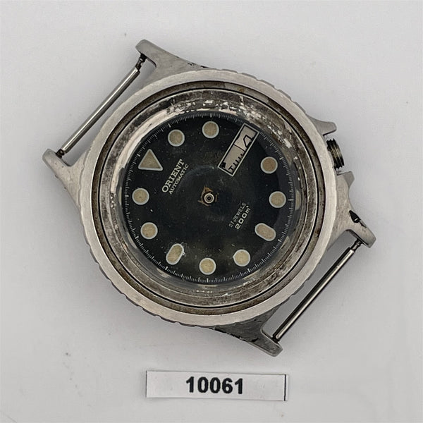 PROJECT TO FIX POLISHED ORIENT DIVER DAY DATE AUTO MIDSIZE CA EU SHIP WATCH 1061