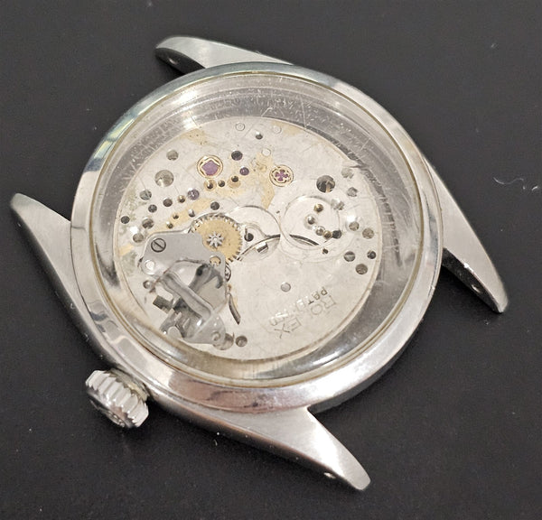 PROJECT TO FIX ROLEX OYSTER PRECISION 34mm MANUAL WIND MENS SS POLISHED WATCH