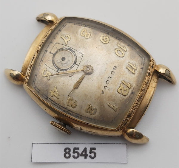 PROJECT TO FIX BULOVA GOLD PLATE MIDSIZE MANUAL WIND 8545 WATCH