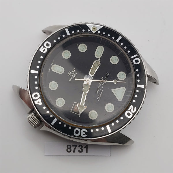 PROJECT TO FIX SOLVIL TITUS MENS AUTO DAY DATE DIVE WATCH POLISHED EU SHIP 8730