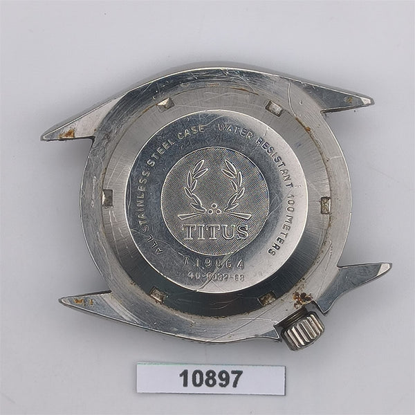 PROJECT TO FIX SOLVIL TITUS SS MENS AUTO DAY DATE DIVE WATCH EUROPE SHIP 10897