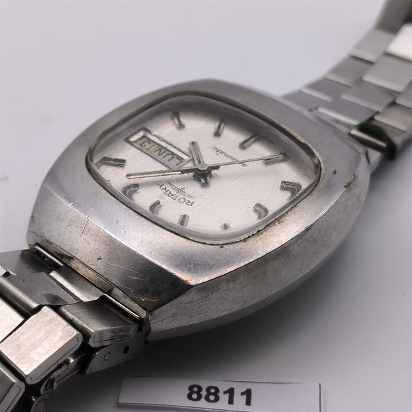 PROJECT TO FIX ROTARY CUSHION CASE DAY DATE EU SHIP MENS AUTO WATCH 8811
