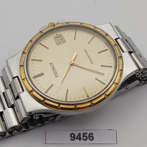 PROJECT TO FIX TISSOT PR 50 GOLD DIAL MENS QUARTZ WATCH EU SHIP 9456