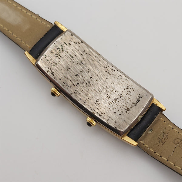 PROJECT TO FIX FRANK CALVE GOLD PLATE DUAL TIME TONNEAU LADIES MANUAL WATCH 8168