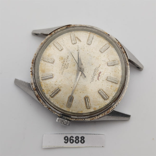 PROJECT TO FIX WALTHAM CENTENNIAL AUTO ROUND SS EU SHIP MENS WATCH 9688