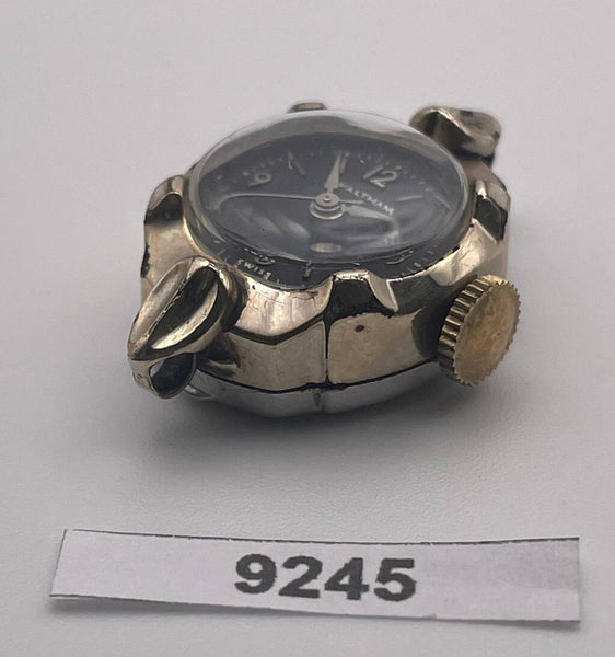 PROJECT FIX ART DECO WALTHAM LEAF LUGS MANUAL WIND COCKTAIL WATCH 9245